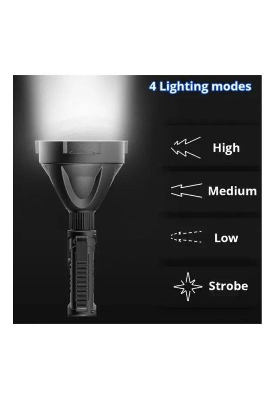 Foco Linterna Led Largo Alcance 600 Metros Usb Trípode Led-3