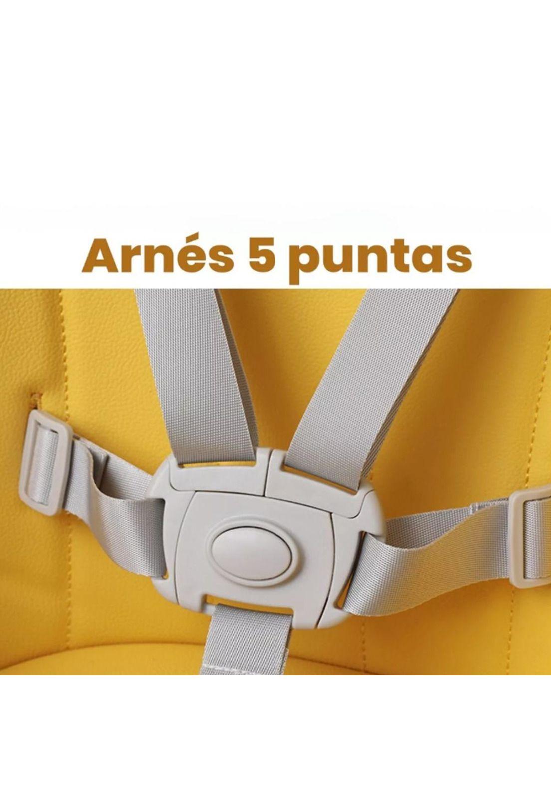 Silla De Comer 2 Alturas Cubiertas Cambiables Y Cinturón Seg-3