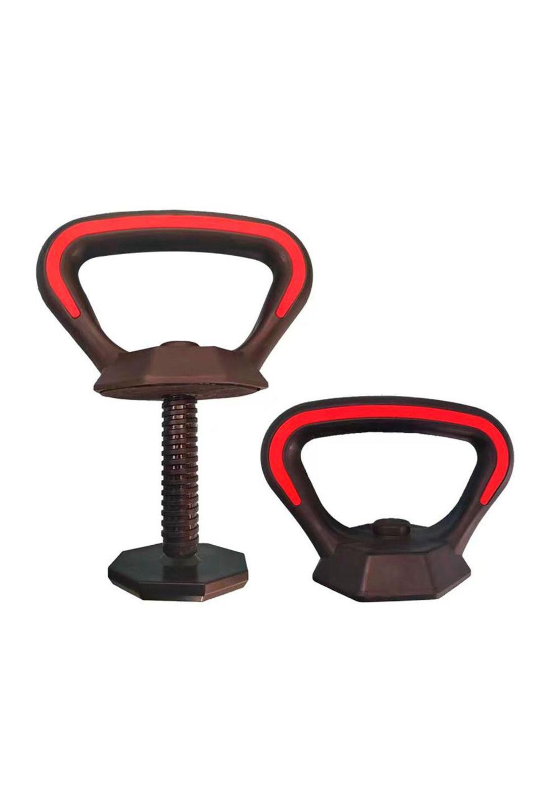 Mancuernas Ajustables Set 10kg 3 En 1 + Barra + Kettlebell-4
