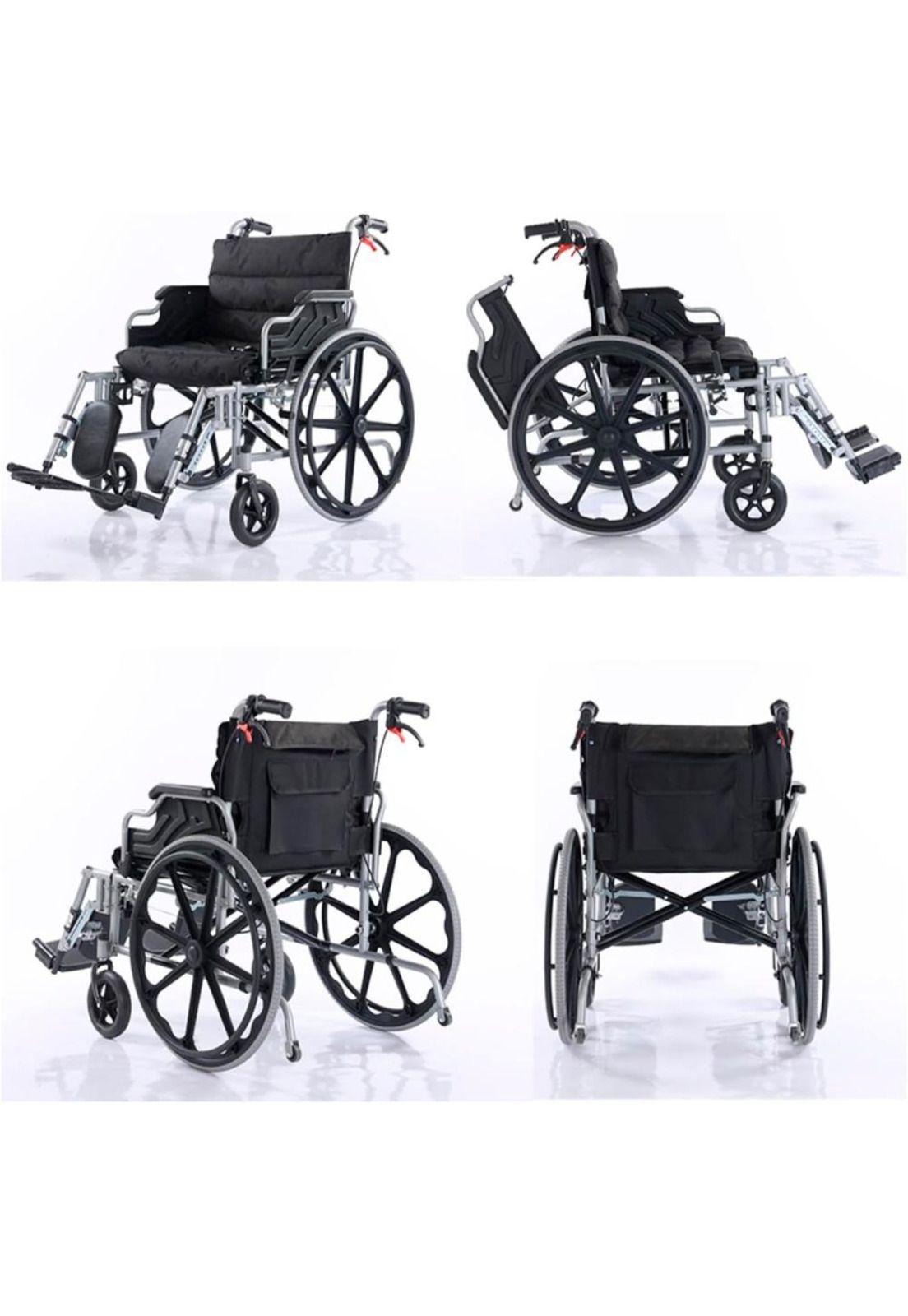 Silla De Ruedas Bariátrica 55 Cm Reforzada-6