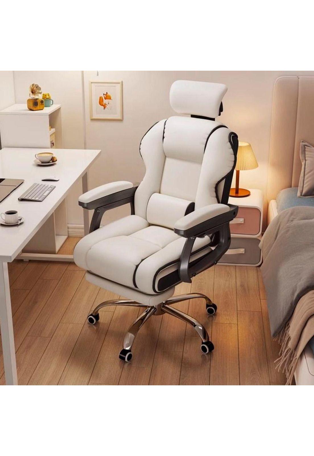 Silla gerencial apoyo lumbar y pies reclinable ChicHome-3