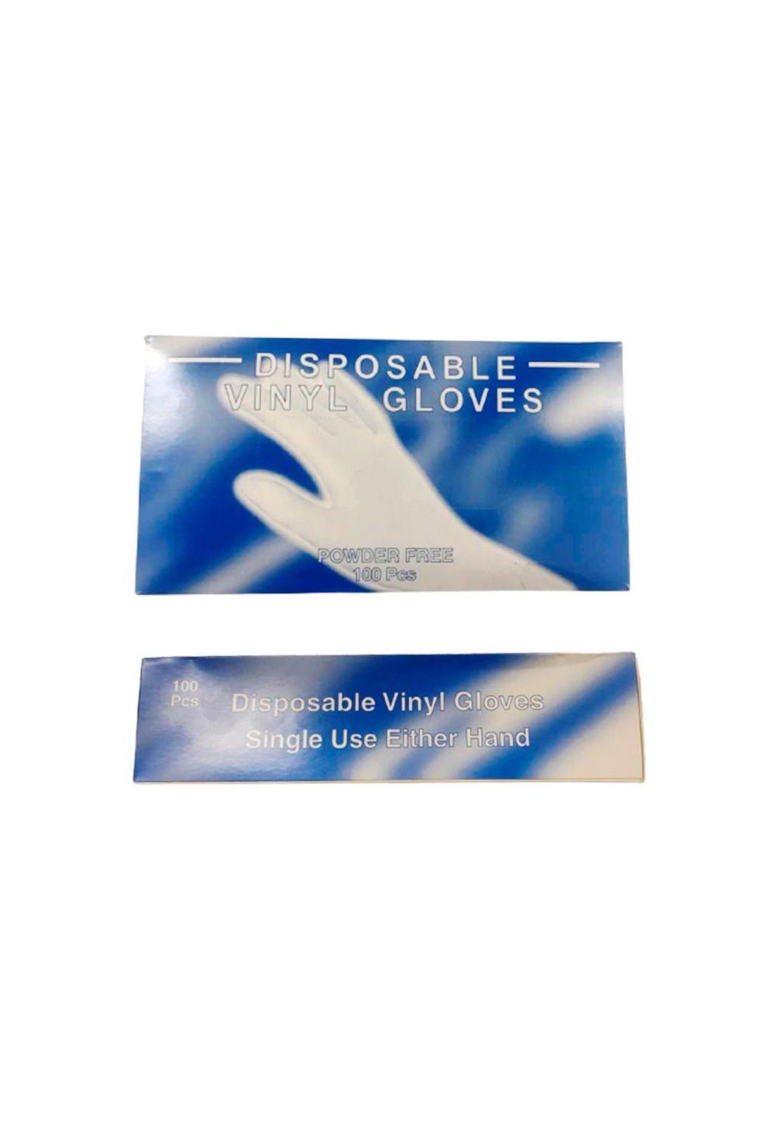 Guantes De Vinilo Caja 100 Unidades Certificado-1