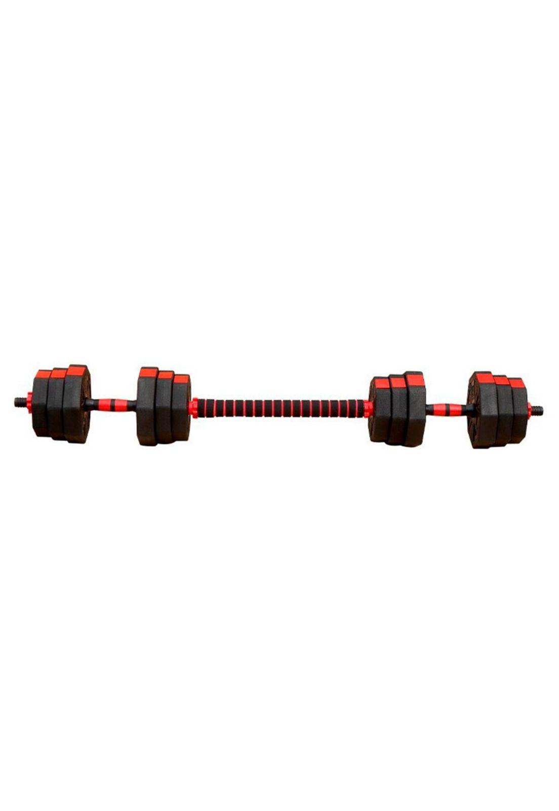 Mancuernas Ajustables Set 20kg 3 En 1 + Barra + Kettlebell-7