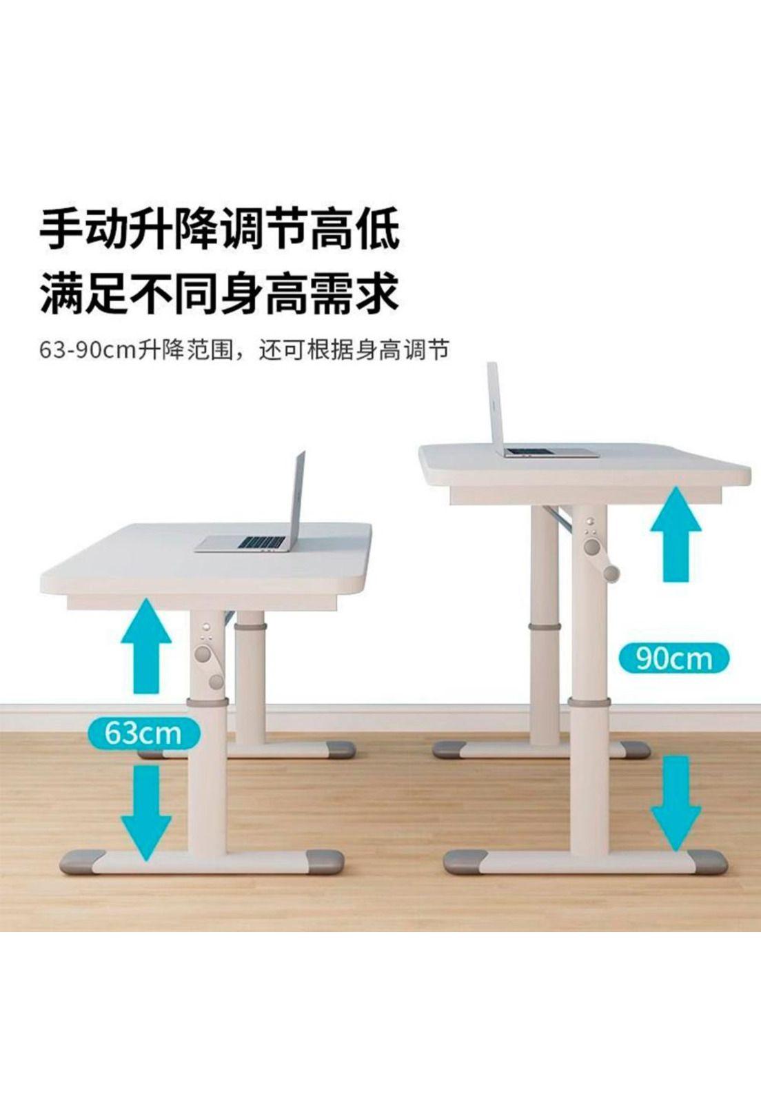 Escritorio Altura Ajustable Manual 120cm Chic Home-5