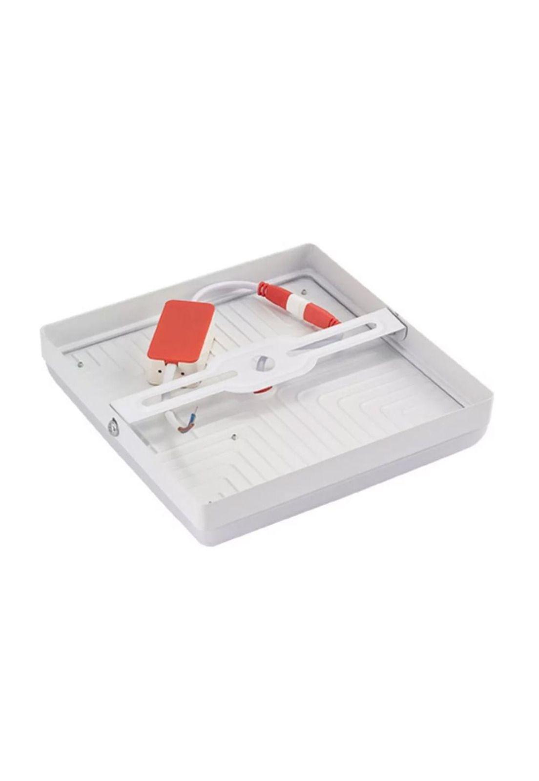 Foco Panel Plafón Led 18w Sobrepuesto 12 CM Cuadrado Frio-2
