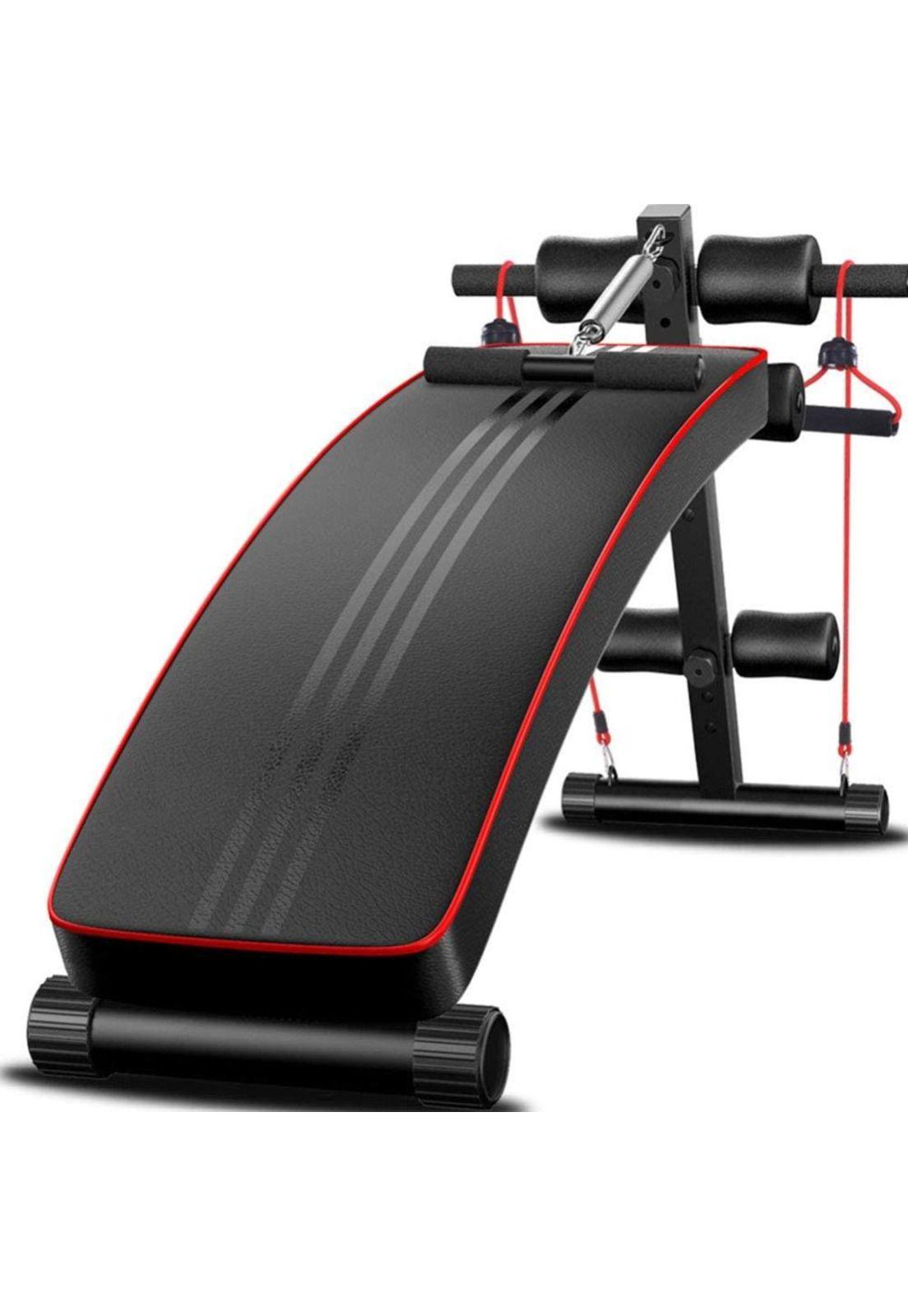 Banca Abdominales Camilla Bandas Elásticas Ejercicios Boost Fitness-0