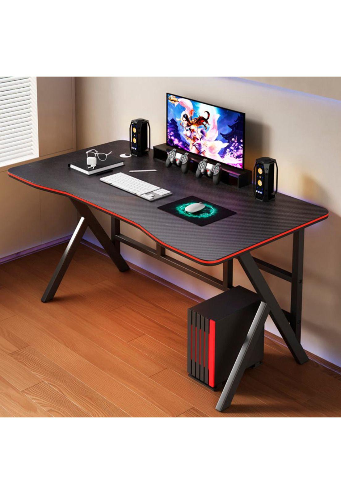 Escritorio Gamer Profesional Negro/Rojo Chic Home-2