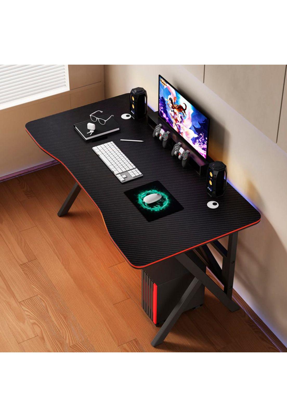 Escritorio Gamer Profesional Negro/Rojo Chic Home-3