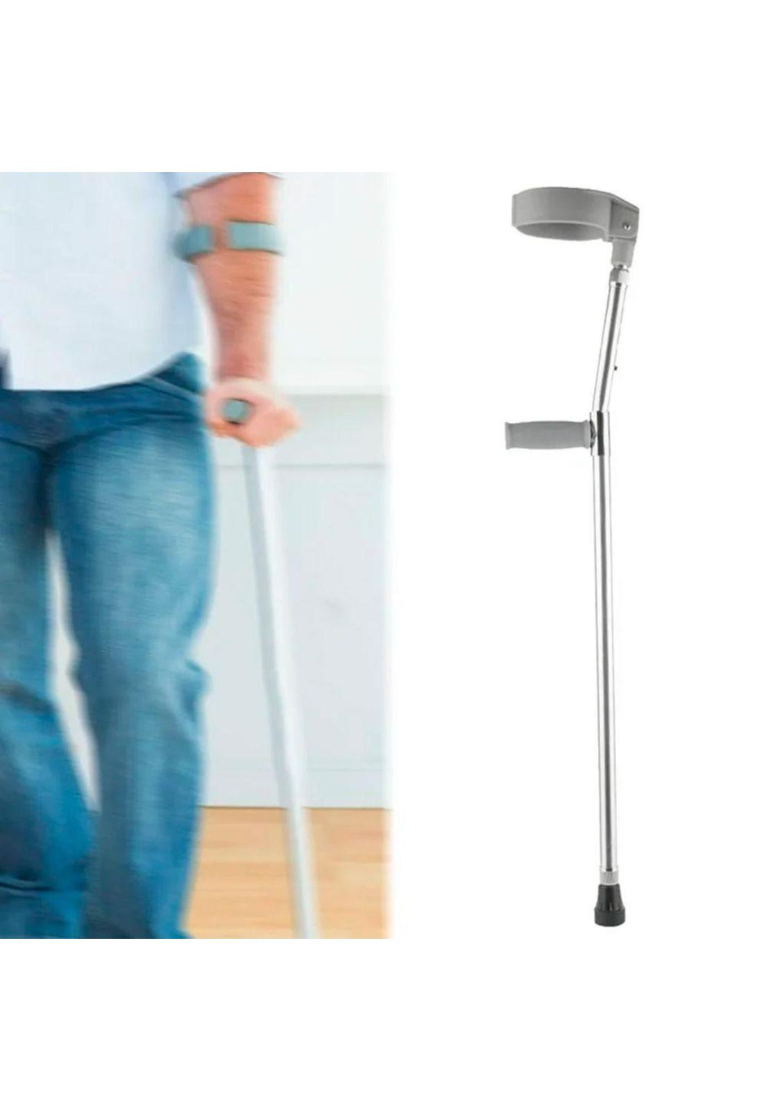 Bastón Canadiense Codera Móvil Ajustable Extensible Aluminio-5