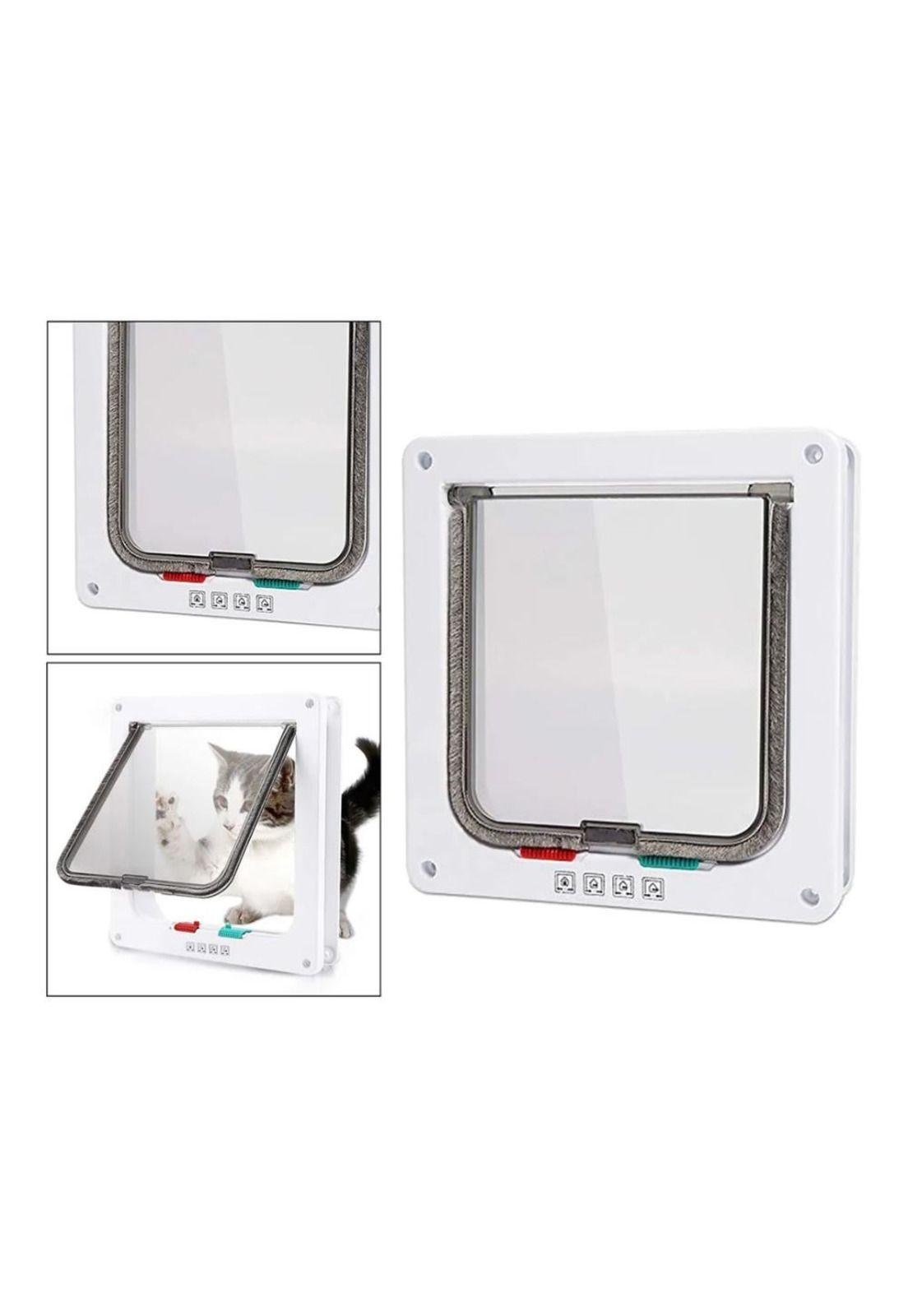 Puerta Exterior Pequeña Para Perro Gato Mascota Talla S-2