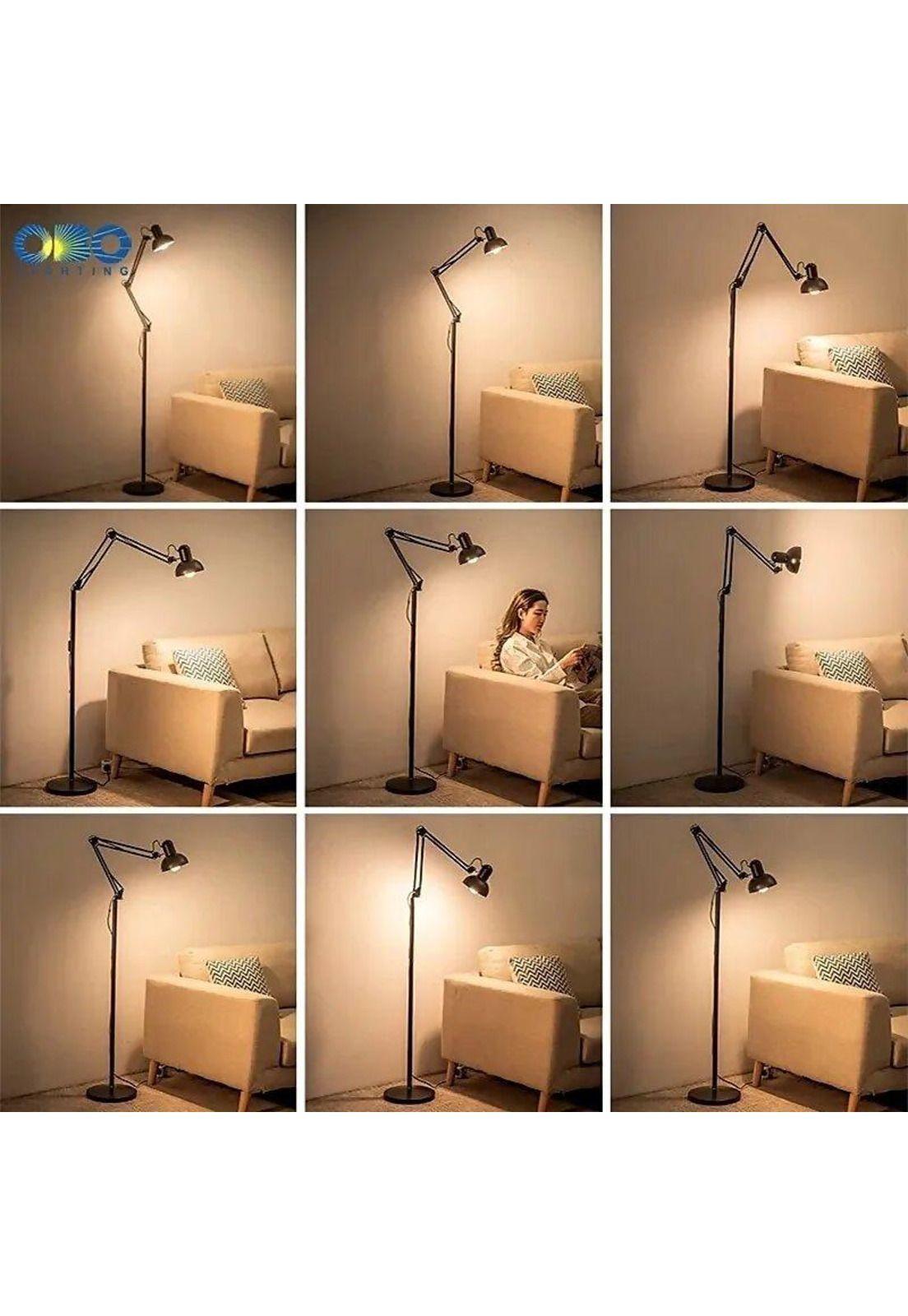 Lámpara De Pie Plegable Flexible Escritorio, Estudio de Dibujo-3