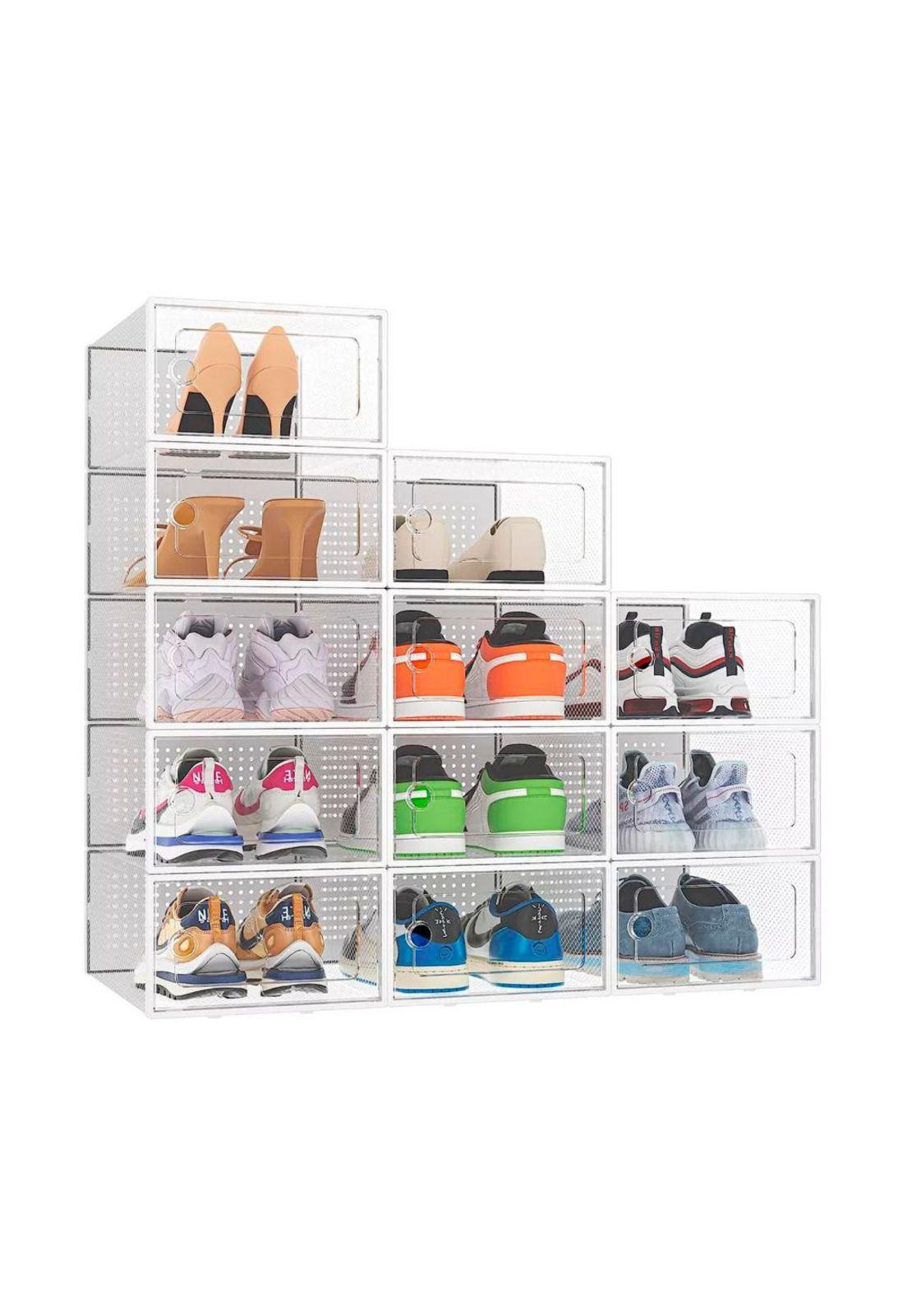 Caja Organizadora De Zapatos Set X4 Apilables-0