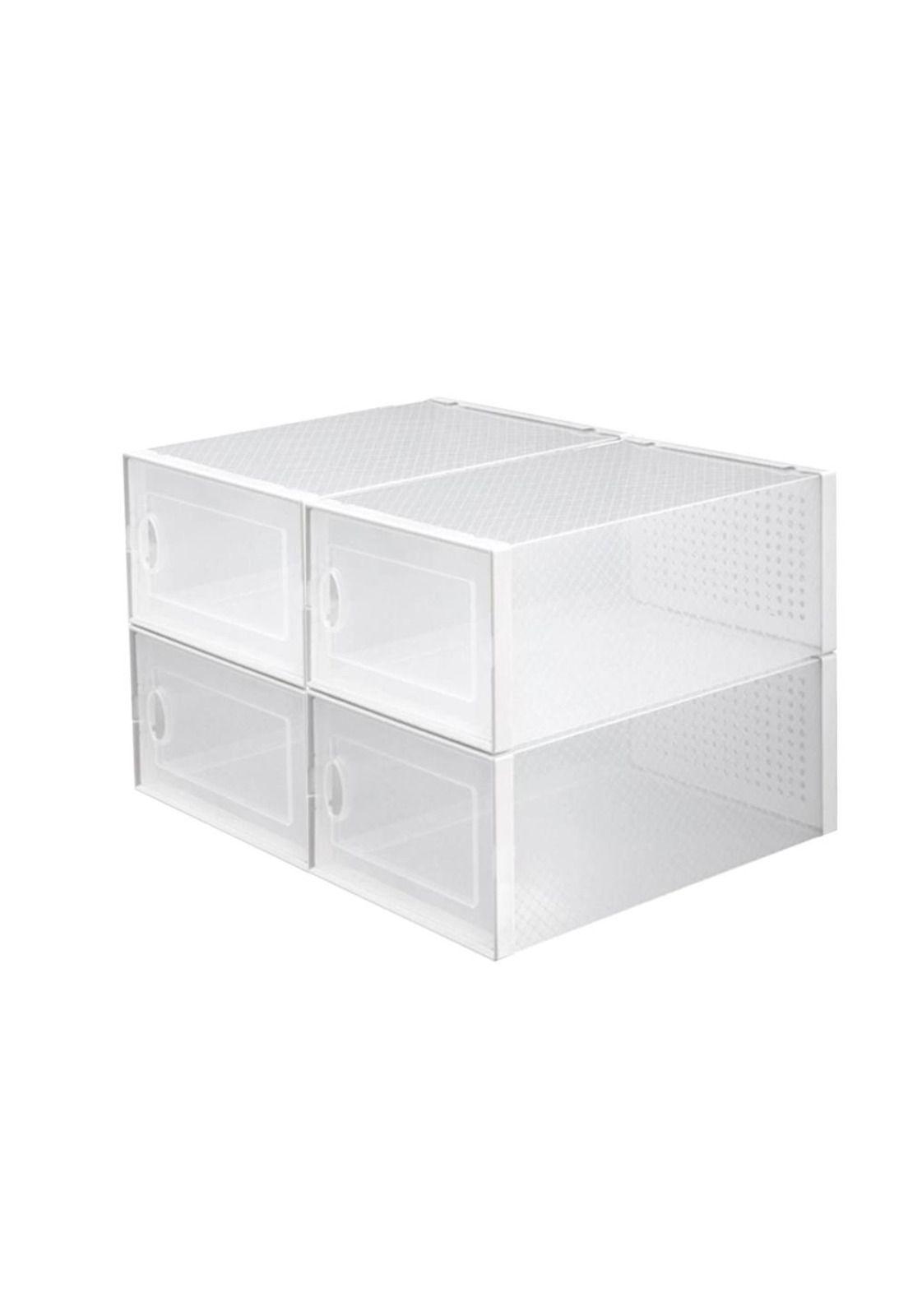 Caja Organizadora De Zapatos Set X4 Apilables-1
