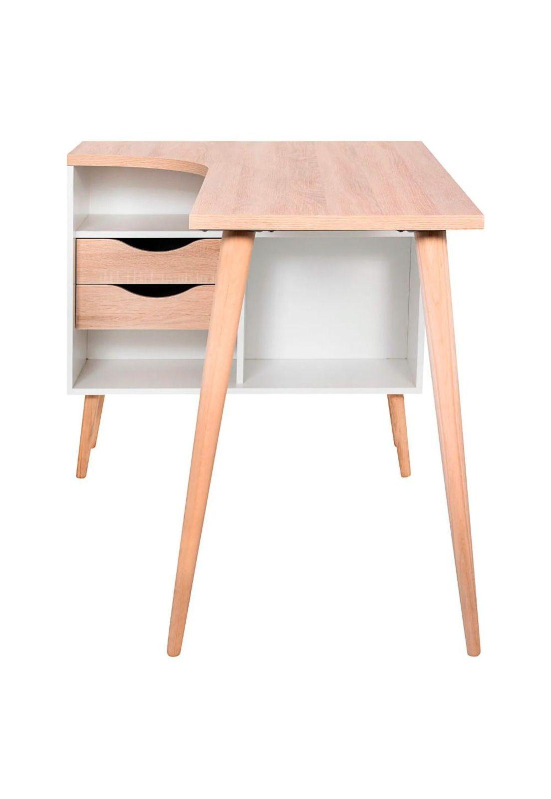 Escritorio en L cajones 145x81x75.8cm Chic Home-3