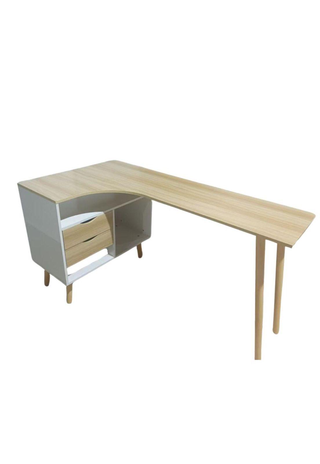 Escritorio en L cajones 145x81x75.8cm Chic Home-5
