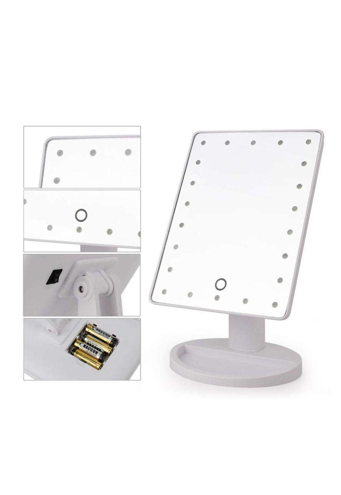 Espejo Con Luces De Led Para Maquillaje Portátil-1