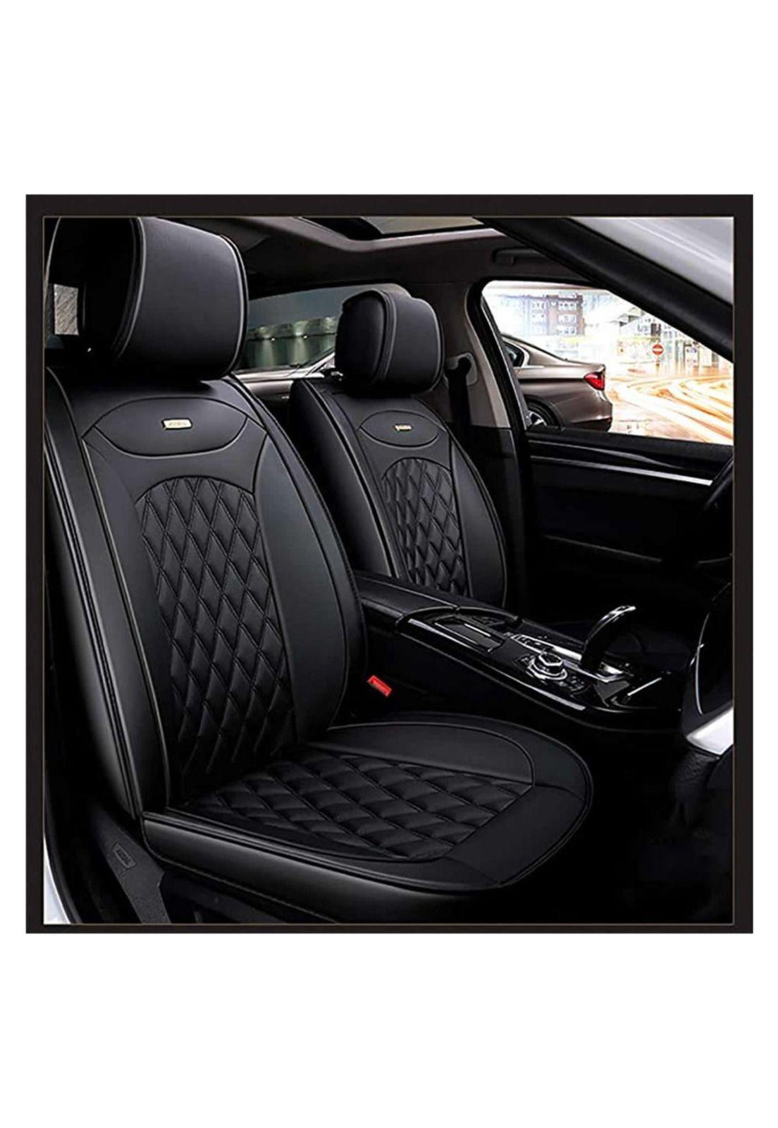 Kit Funda Cubre Asiento Volante Auto Premium Luxury Completo-2