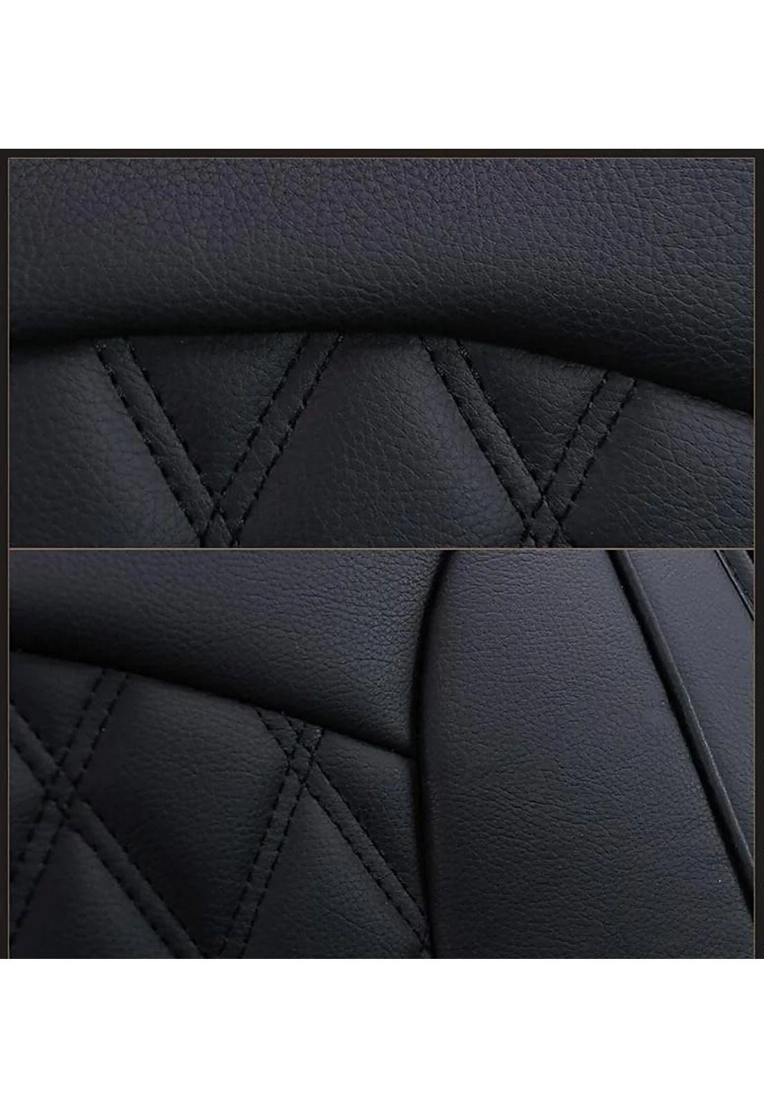 Kit Funda Cubre Asiento Volante Auto Premium Luxury Completo-5