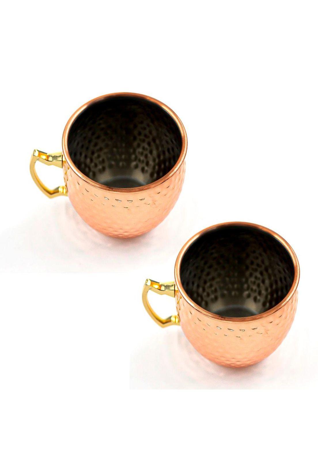 Pack 2 Mugs De Cobre Vasos Tragos Moscow Mule Mojito-1