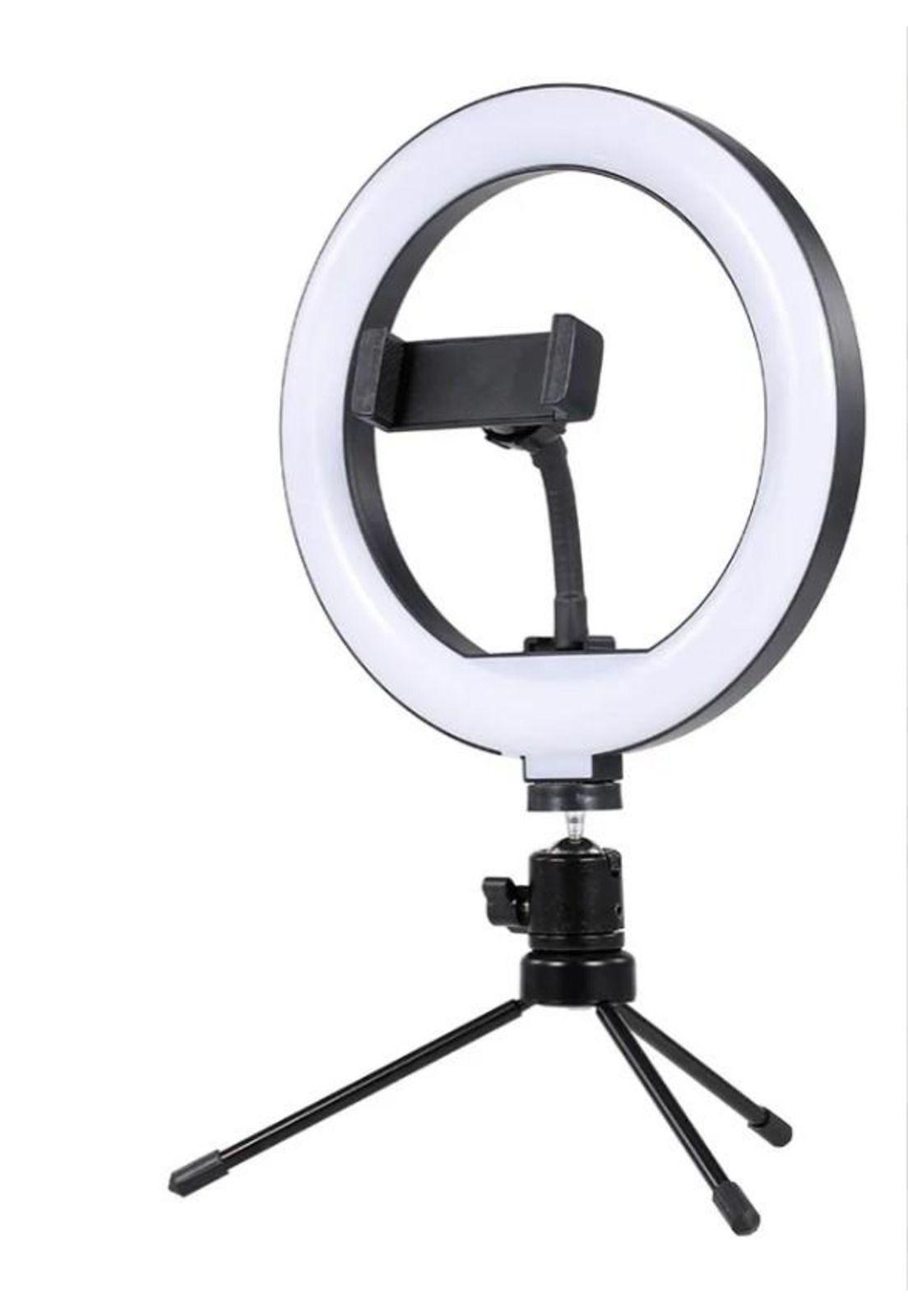 Aro De Luz 26cm Lámpara Led Fotografía + Trípode-1