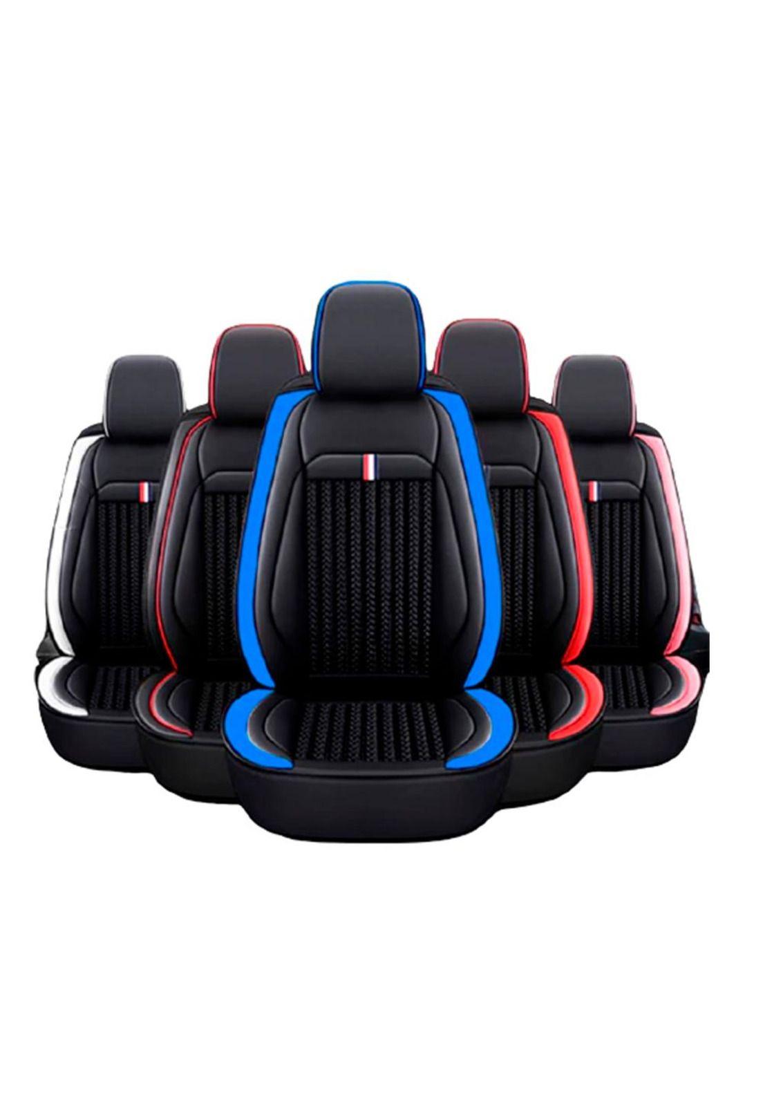 Kit Funda Cubre Asiento Cuero Auto Premium Luxury-0