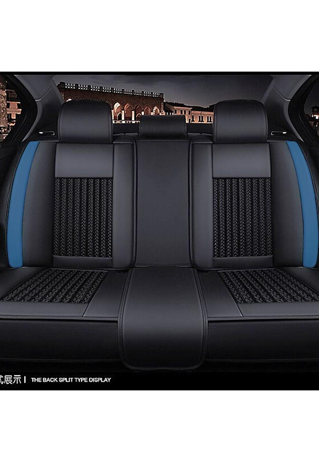 Kit Funda Cubre Asiento Cuero Auto Premium Luxury-1