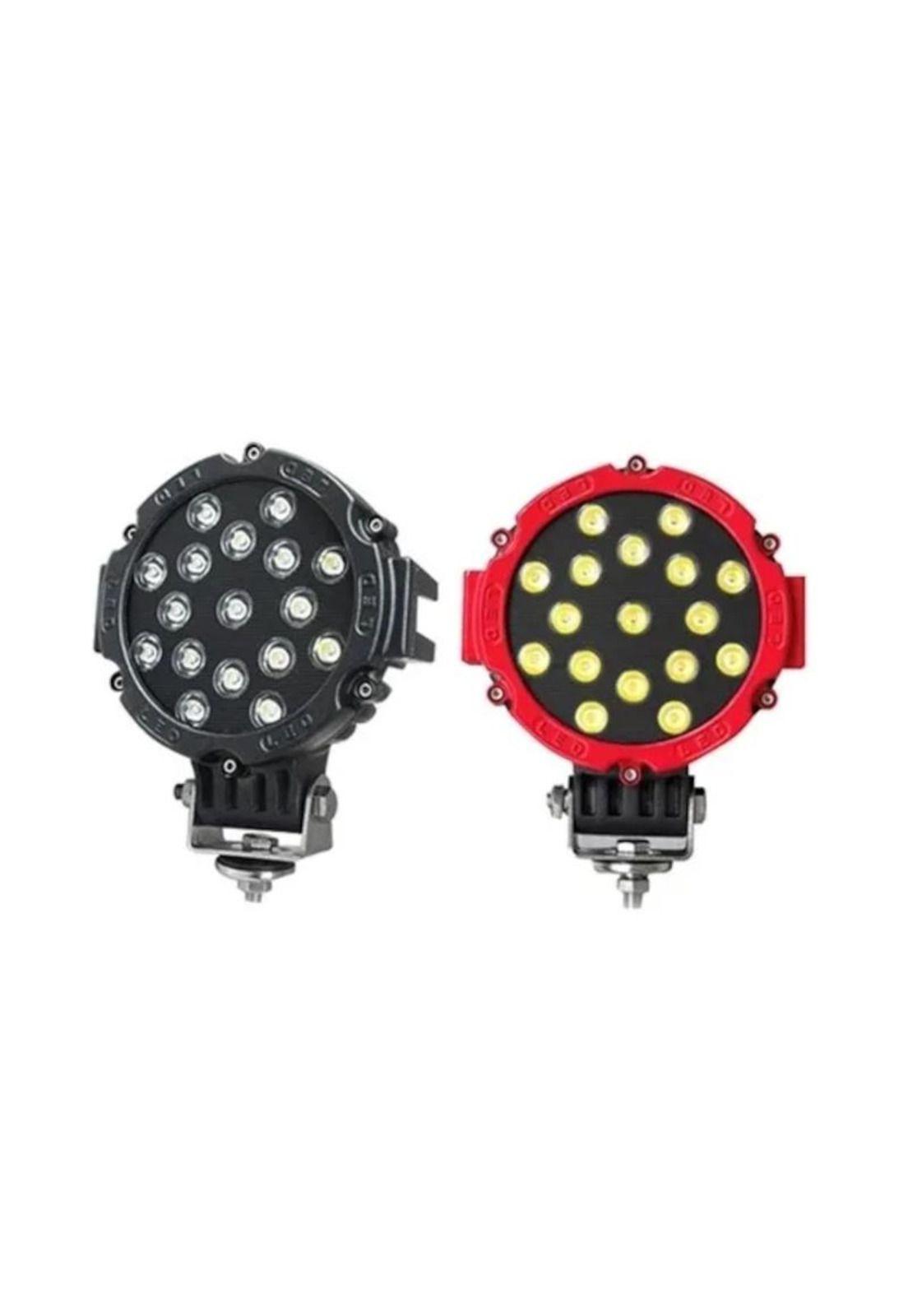 Luces Foco Neblinero Led 51w Redondo Off Road-0