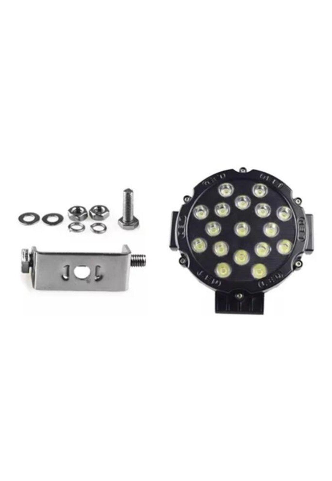 Luces Foco Neblinero Led 51w Redondo Off Road-1