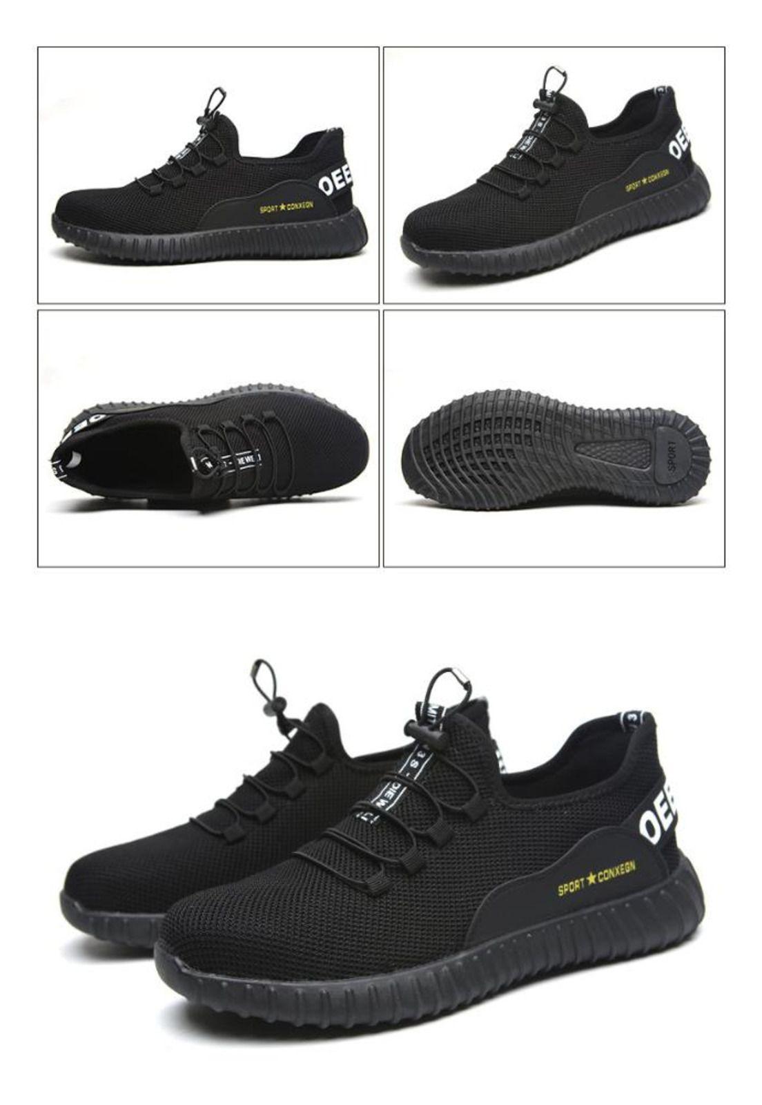Zapatos Zapatilla De Seguridad Anti-smash Transpirable Tallas-2
