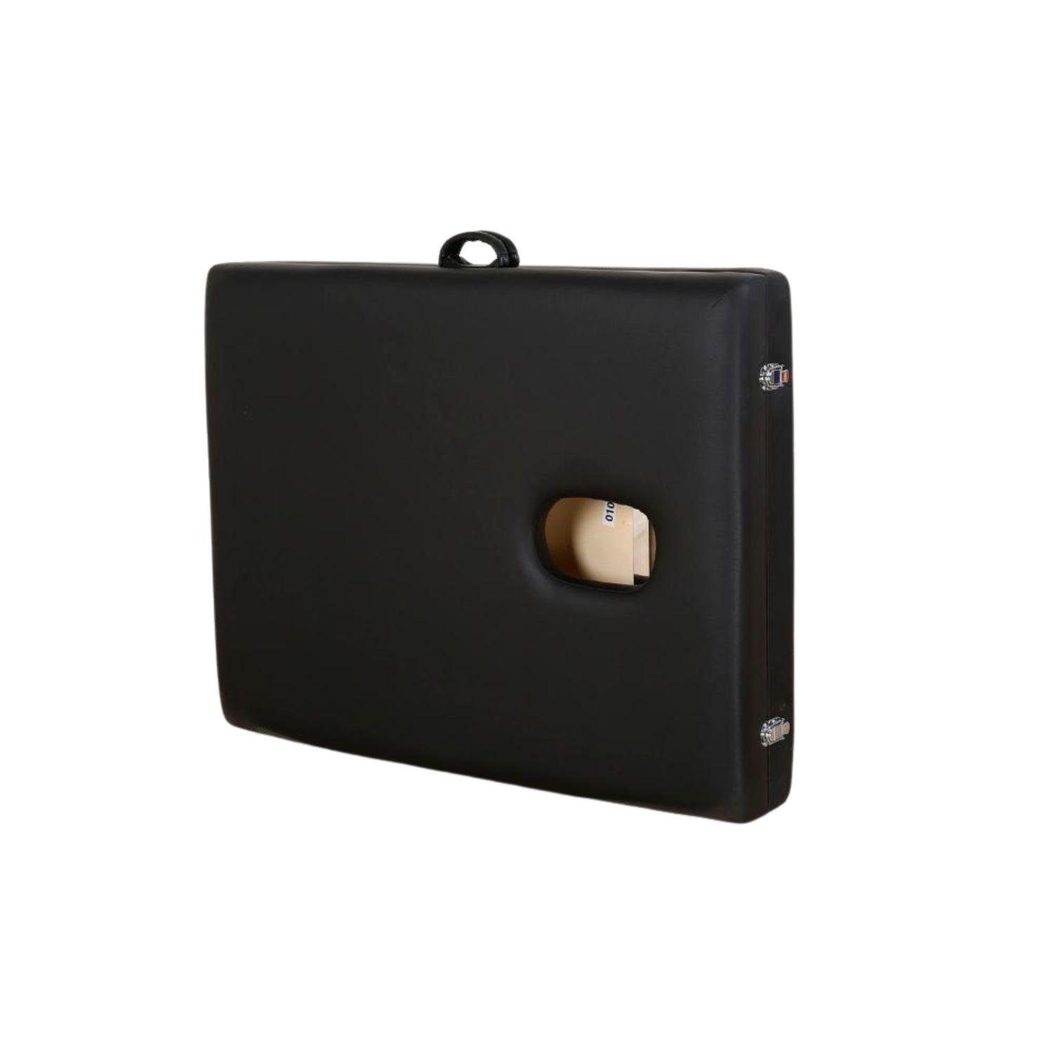 Camilla Para Masajes De 2 Cuerpos Portátil Negra-2