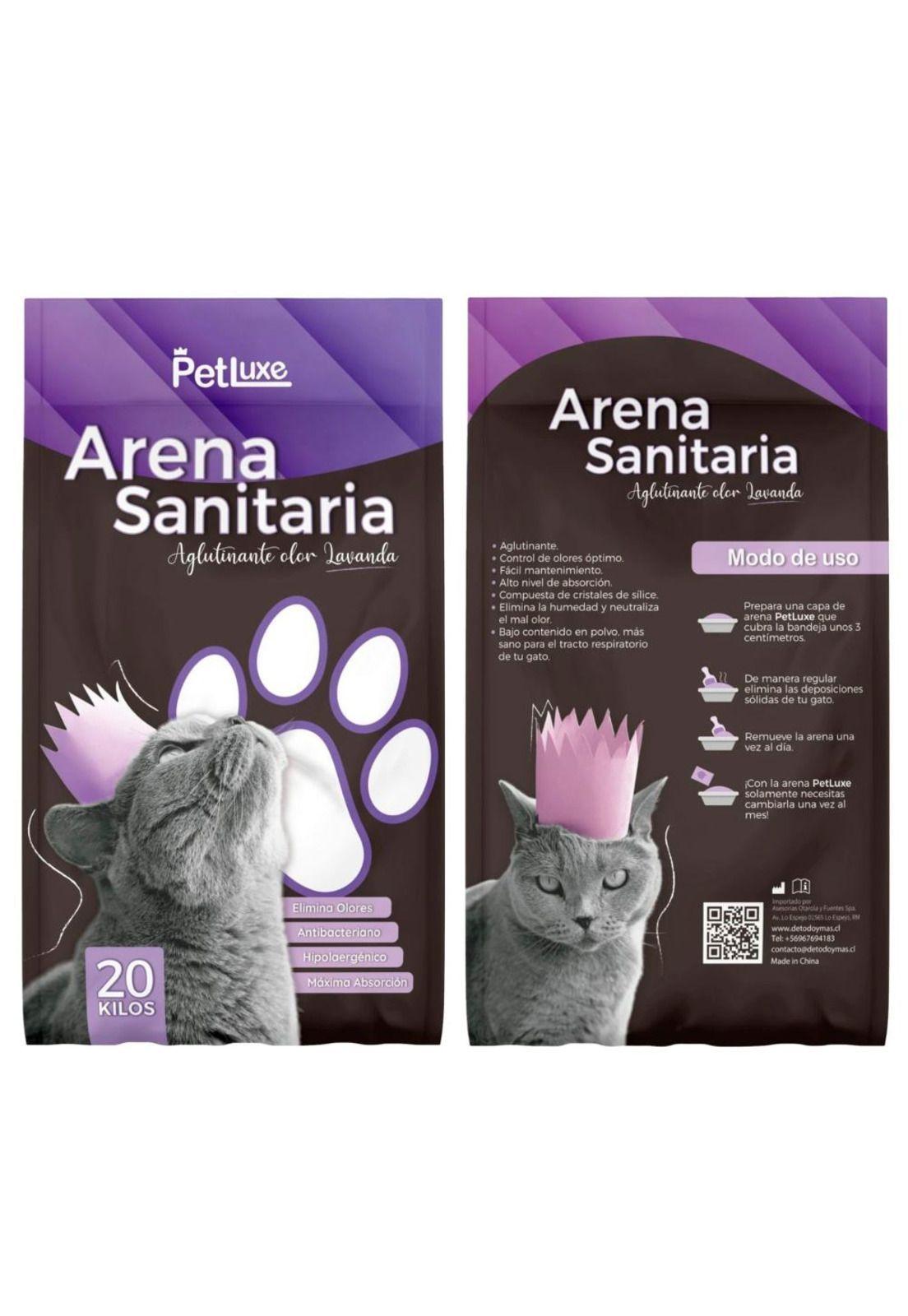 Arena Para Gato 20kg Aromas Aglutinante Petluxe-5