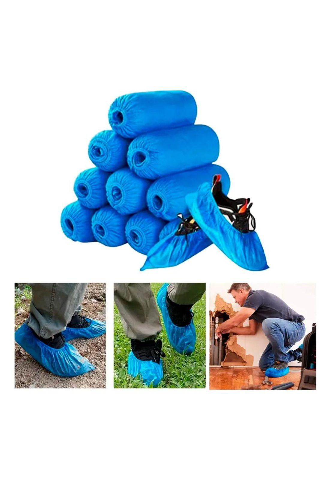 Cubre Calzado universal CPE azul x 100 unidades-3