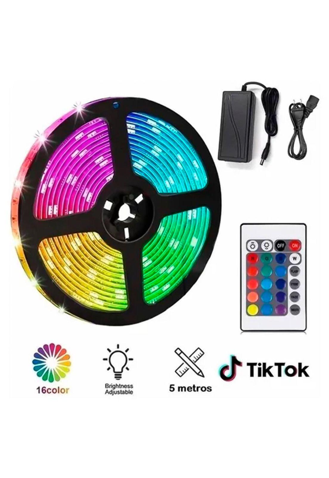 Tira De Luces Led Rgb Bluetooth Música 15 Metros-1