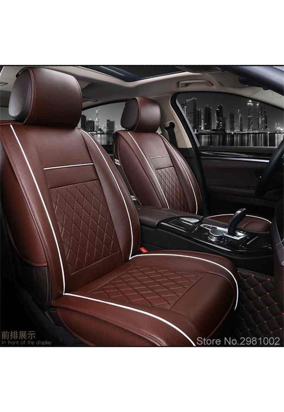 Funda Cubre Asiento Eco-cuero Auto Premium Luxury-1