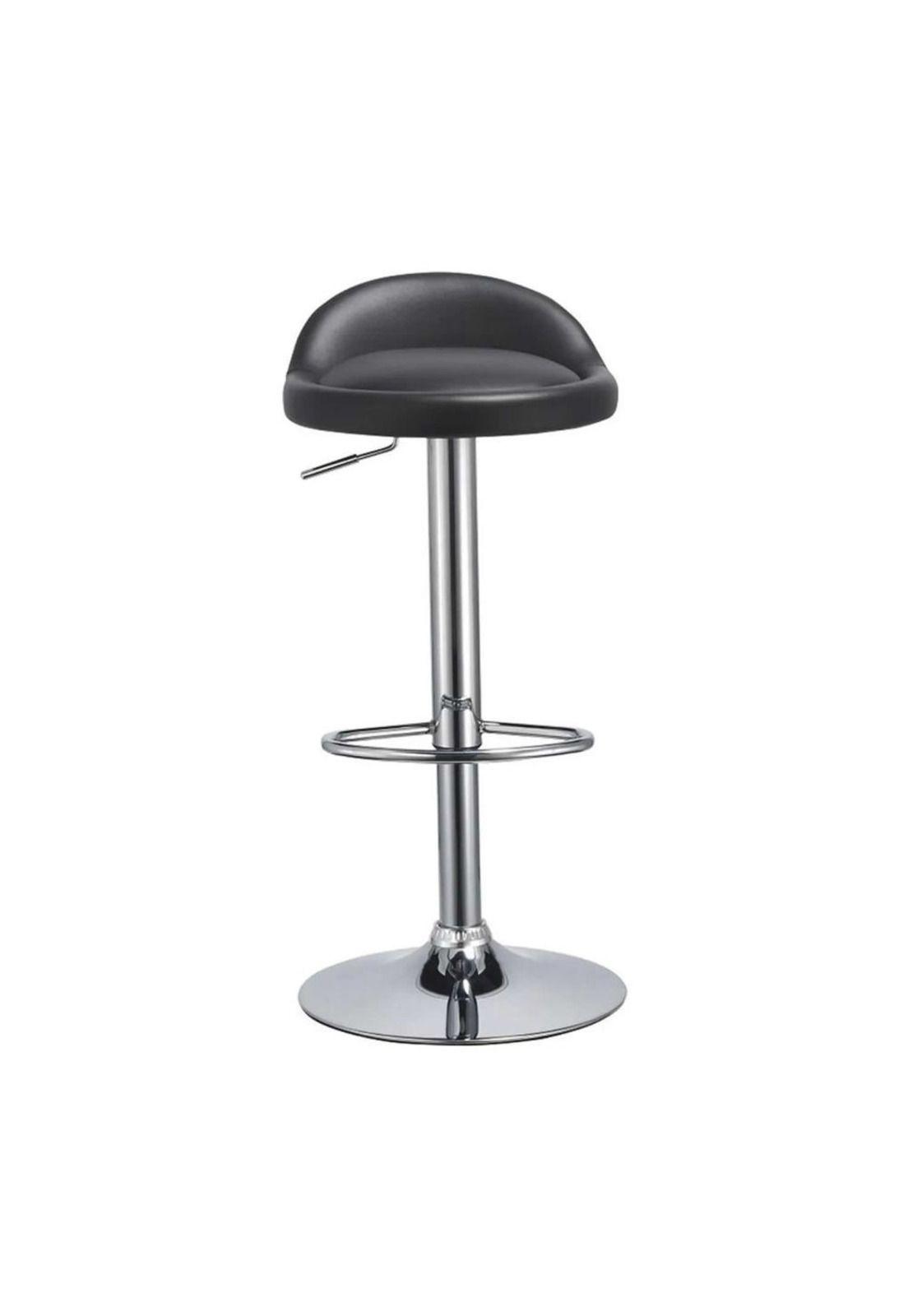 Pack X2 Silla Piso Bar Altura Regulable Taburete Respaldo-3