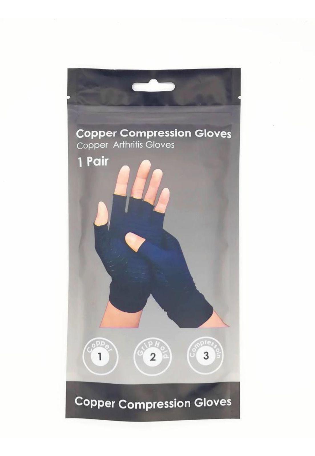 Guantes Cobre Compresión Artritis Tendinitis Túnel Carpiano-4