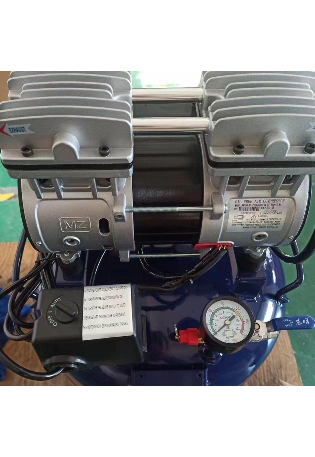 Compresor Dental silencioso 1.5HP 30Litros-6