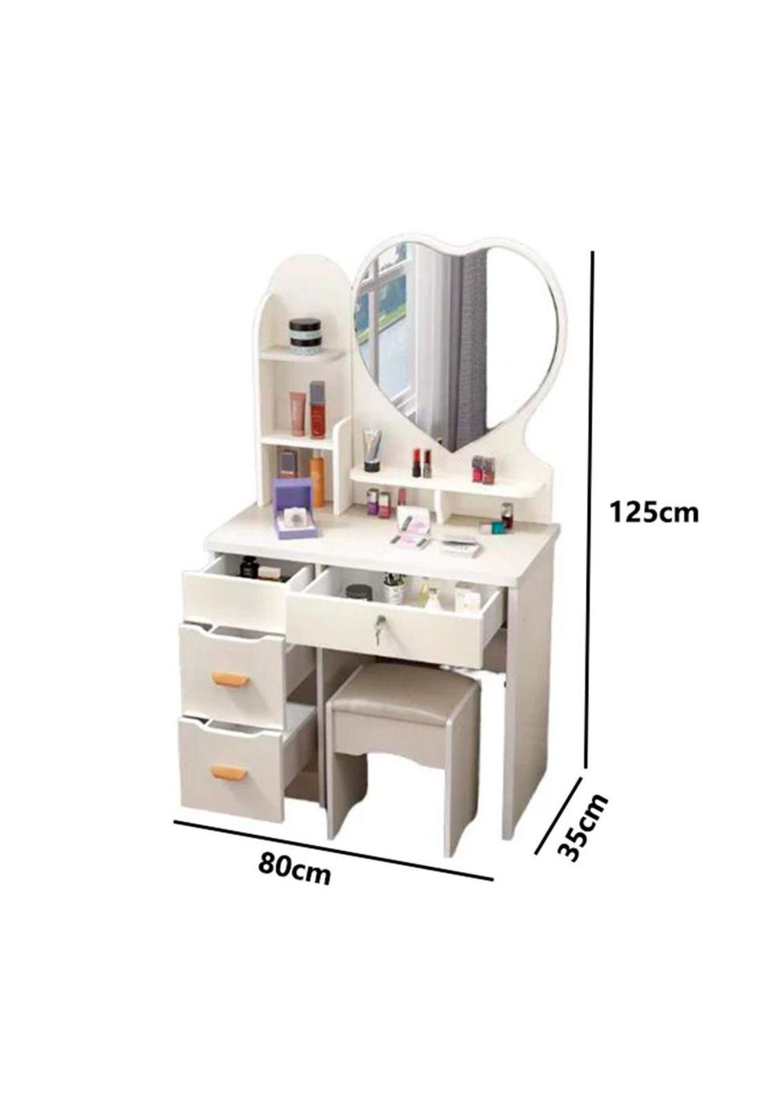 Tocador corazon c/led 80cm Chic Home-2