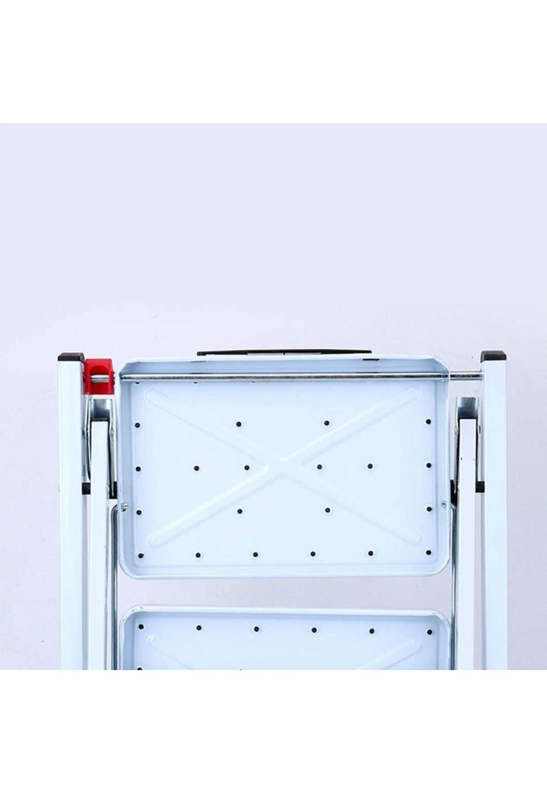 Escalera Multiuso Plegable 2 Peldaños Ultra Compacta-5