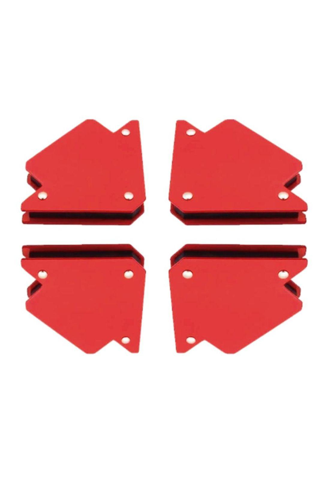 Pack 4 Escuadras Magnéticas Soldar 25 Lbs Multipropósito-0