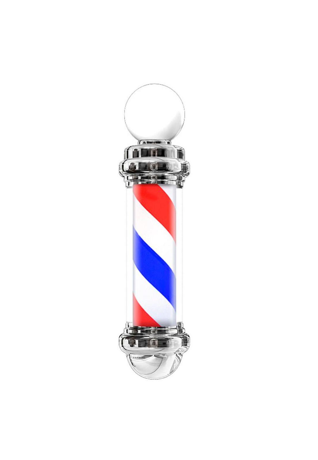 Poste Barbero Peluquería Barbería Luz Giratorio Pole Colores-0