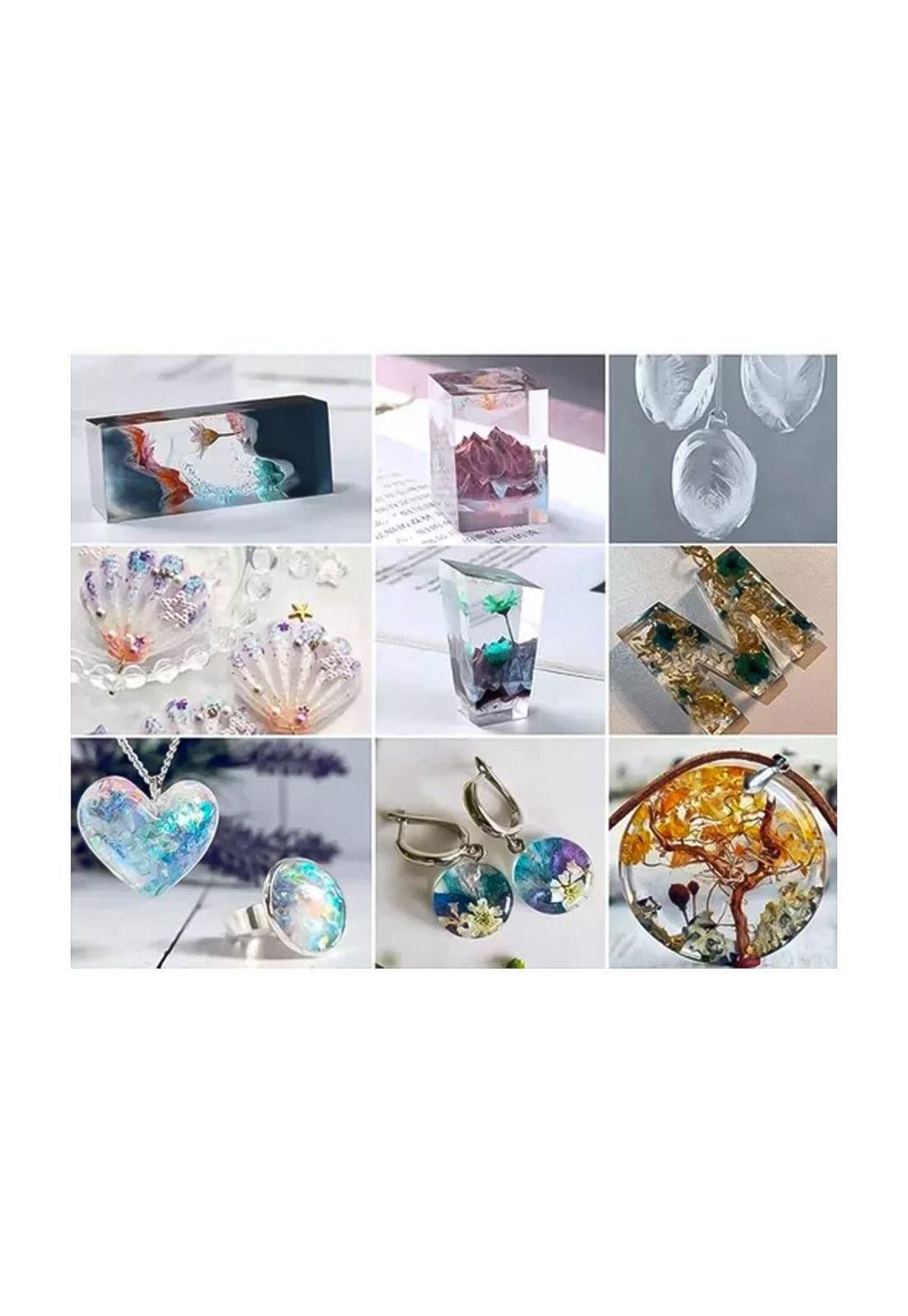 Resina Epóxica Cristal 1:1 1000ml +accesorios-5