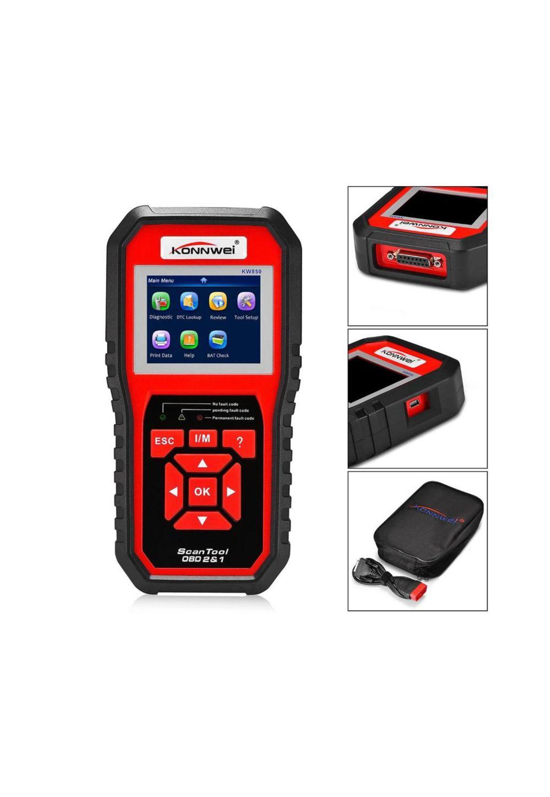 Escaner Automotriz Konnwei Kw850 Obd2 Eobd Multimarcas-0