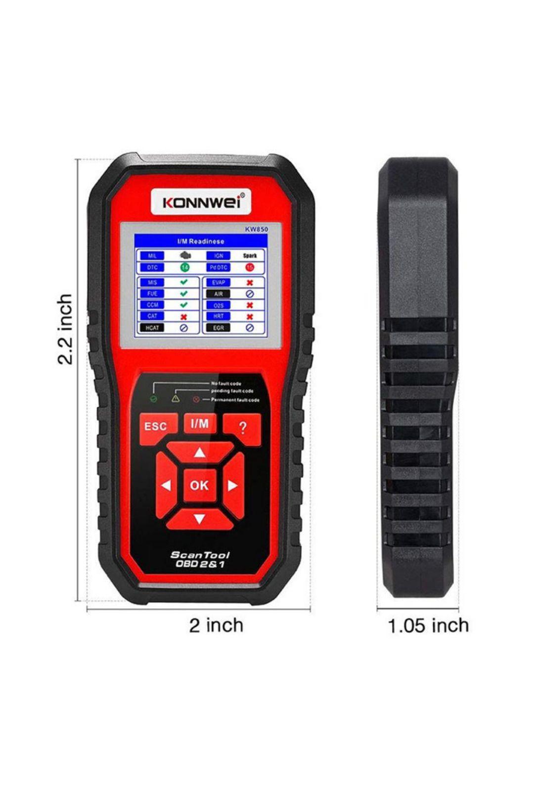 Escaner Automotriz Konnwei Kw850 Obd2 Eobd Multimarcas-1
