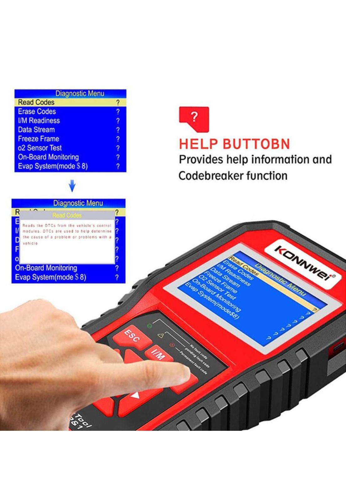 Escaner Automotriz Konnwei Kw850 Obd2 Eobd Multimarcas-5