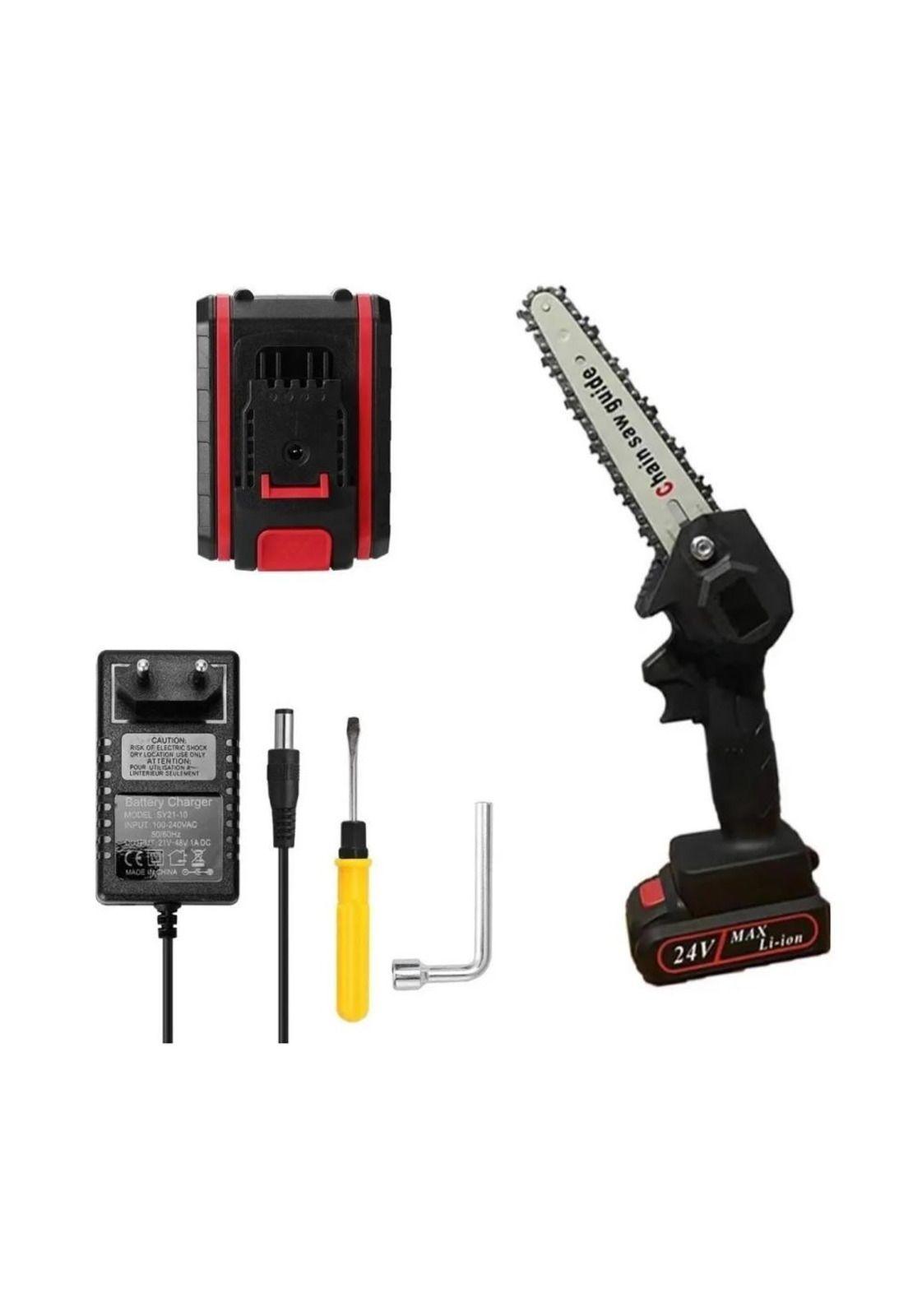 Mini Motosierra Inalámbrica Poda 6 Pulgadas + Bateria-0