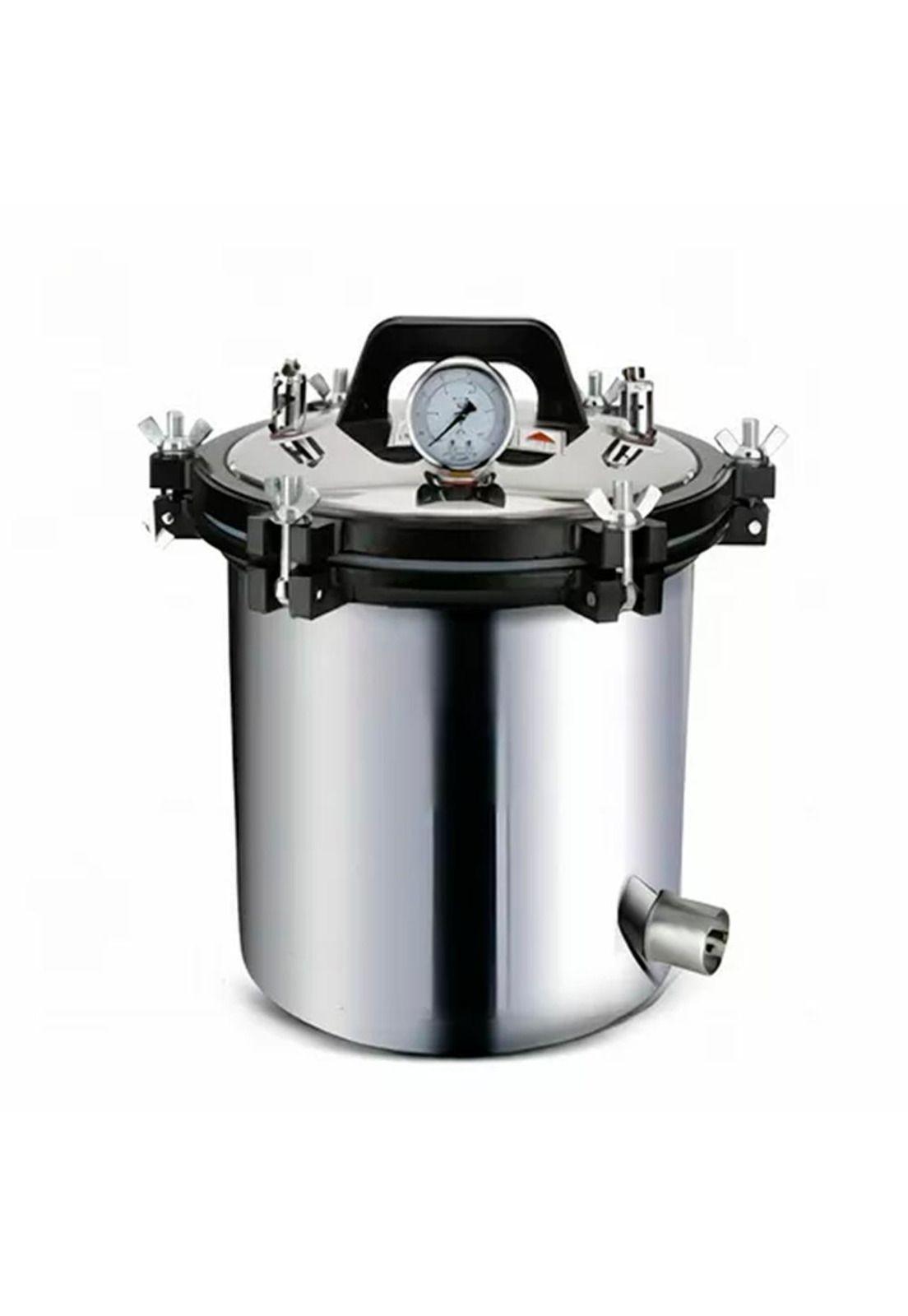 Esterilizador Autoclave Vapor Presión Acero Inoxidable 18L-0