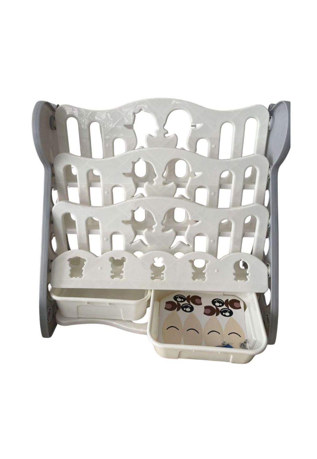 Librero Estantería Plástica Para Niños 3 Alturas ChicHome-2