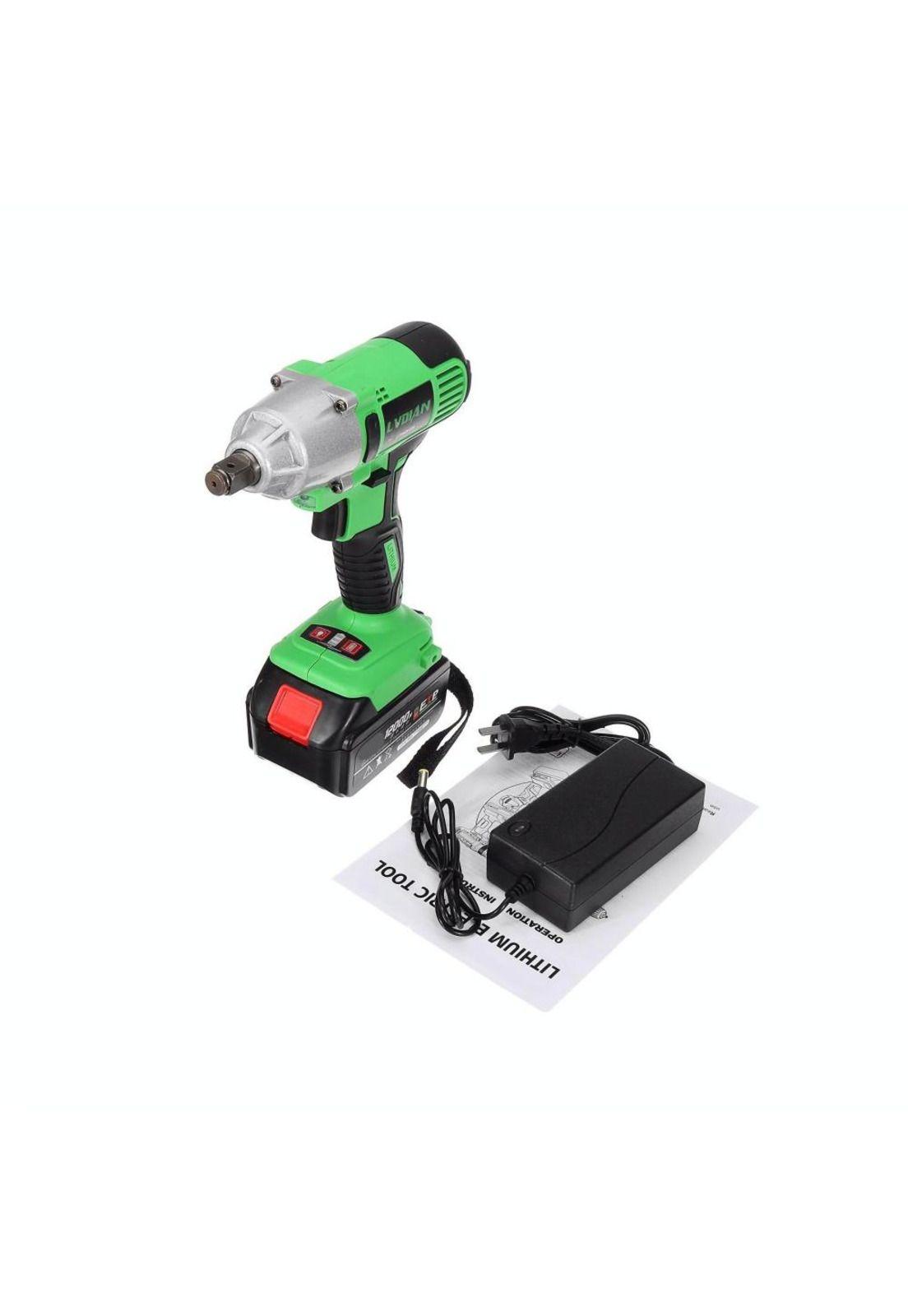 Llave Impacto Eléctrica Inalámbrica Bricolaje Destornillador-0
