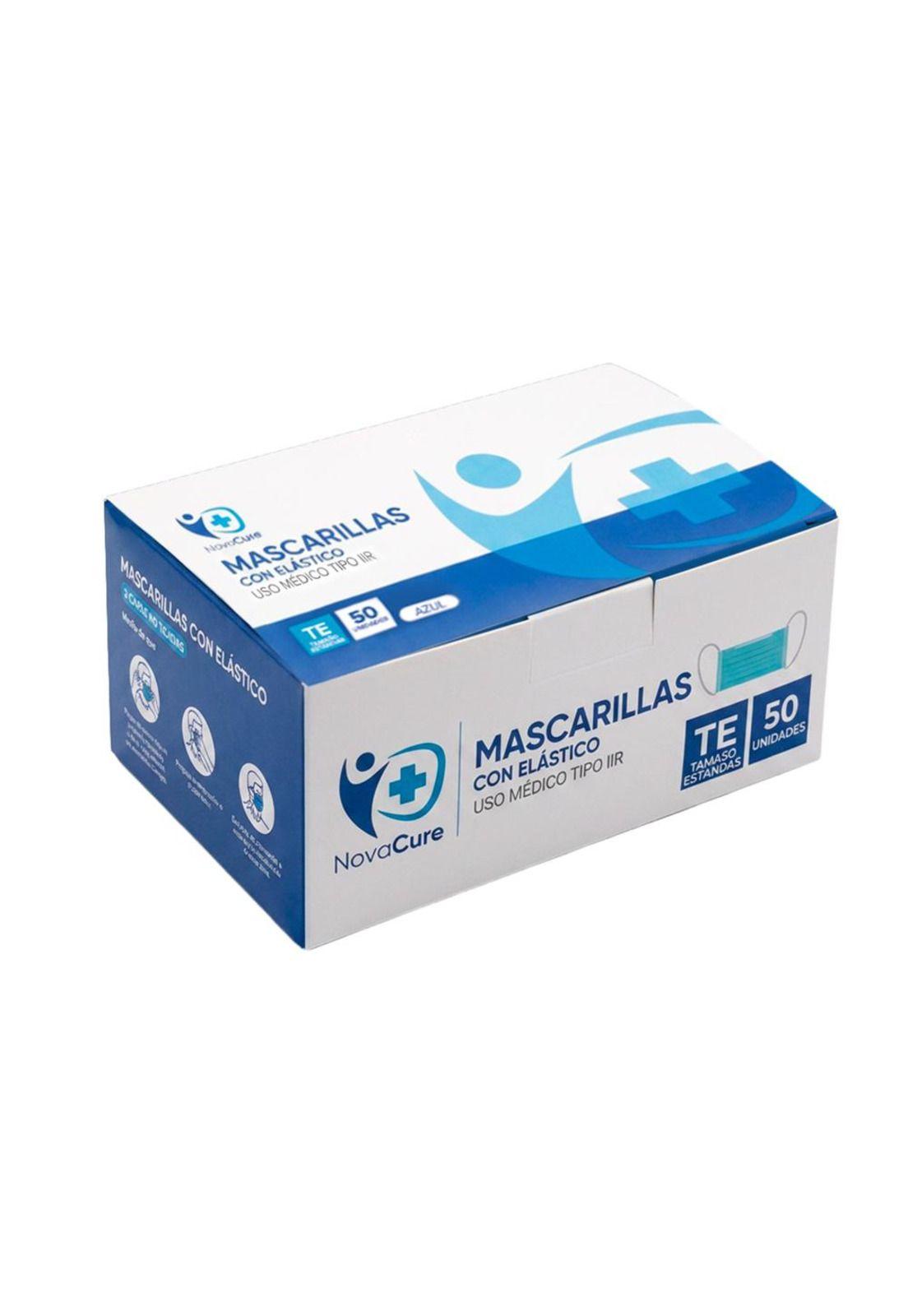 Mascarilla 3 pliegues grado Médico x 50 unidades-6